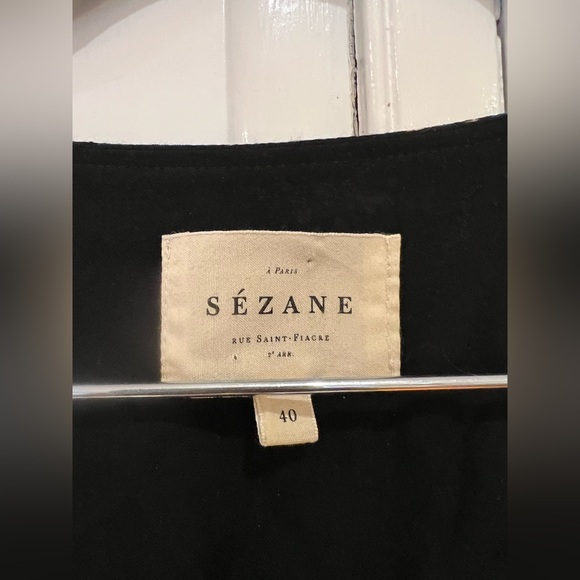 EUC Sezane Titiane Fleur Leopard Canard Floral Midi Dress - Picture 5 of 6